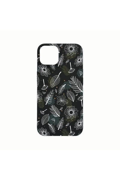 bestcase Husa Silicon, Compatibila Cu Apple iPhone 14, Flowers, rezistenta la...