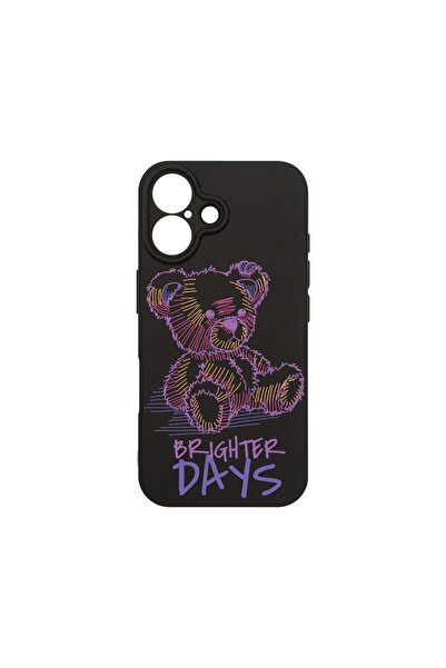 bestcase Θήκη για Apple iPhone 16 Plus, Λεπτή Premium Σιλικόνη 1.2MM, Αρκουδά...