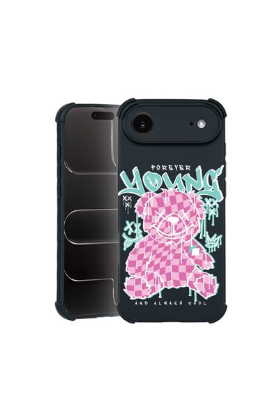 bestcase Husa TPU Pro Shock Compatibila cu Apple iPhone 17 Air, cu Design Ted...
