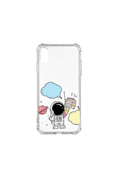 bestcase Αντικραδασμική Θήκη 1.5MM, Συμβατή με Apple iPhone XS Max, Αστροναύτ...