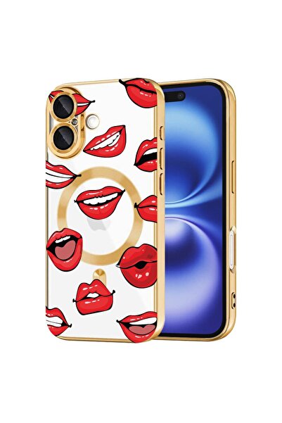 bestcase Husa Luxury MagSafe, Compatibila Apple iPhone 16 Plus, Buze zambitoa...