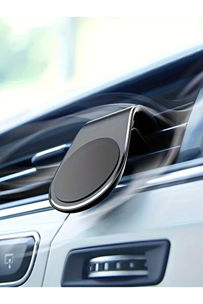 choice2 black 1pc 1Pc Magnet Car Mobile Phone Bracket L-shaped Car interior a...