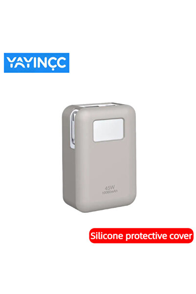 Choice غطاء حماية من السيليكون الناعم باللون الرمادي من YAYINCC لجهاز Anker N...