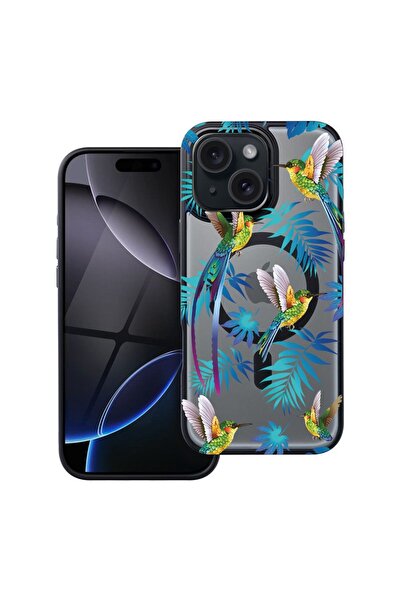 bestcase Husa Compatibila cu Apple iPhone 14 cu Design Wild Tropical, Shockpr...
