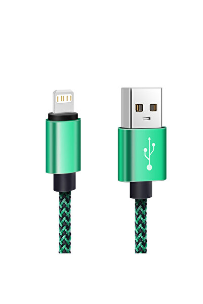 Choice8 كابل شحن سريع من النايلون المنسوج بطول 1 متر، منفذ USB A إلى Lightnin...