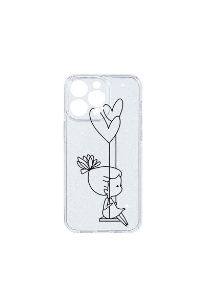 bestcase Husa Crystal Glitter 2MM, Compatibila Cu Apple iPhone 14 Pro, My Lit...