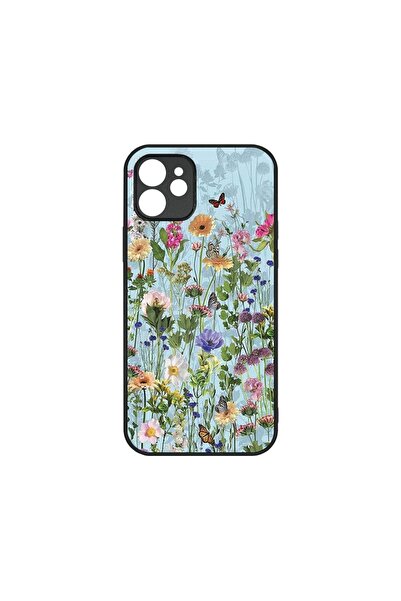 bestcase Husa Slim Glassy, Συμβατό με Apple iPhone 12, Μπλε και Πράσινο, Χρώμ...