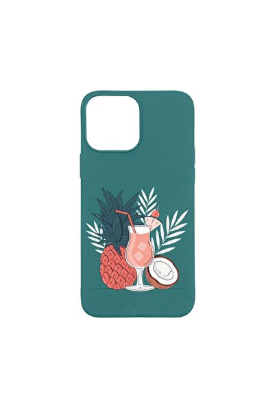 bestcase Θήκη σιλικόνης συμβατή με Apple iPhone 13 Pro Max, Καλοκαιρινό Κοκτέ...