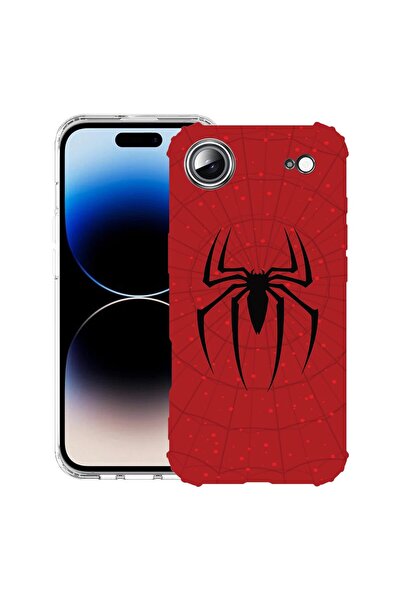 bestcase Husă pentru Apple iPhone 17 Air cu Design Spider, Antișoc, Colțuri î...