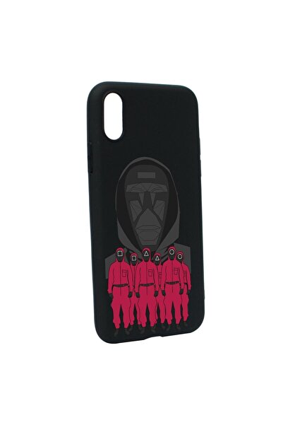 bestcase Θήκη σιλικόνης συμβατή με Apple iPhone XS Max, Σχέδιο Squid Game - Ά...