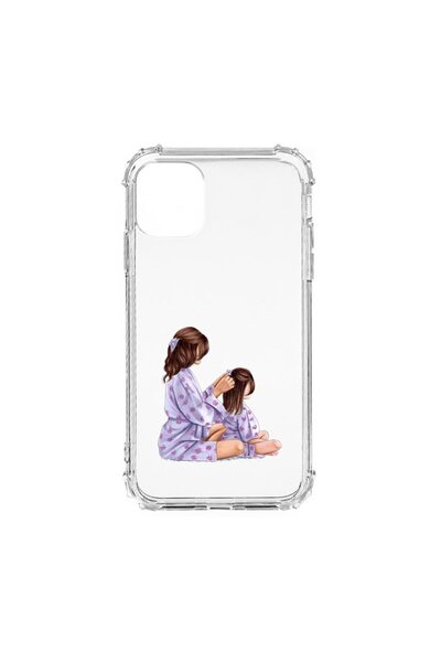 bestcase Αντικραδασμική Θήκη, Συμβατή με Apple iPhone 12 Pro, Κορίτσι της Μαμ...