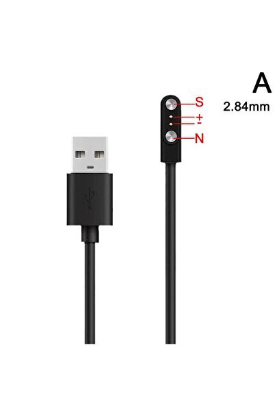 Choice1 كابل شحن مغناطيسي للساعات الذكية بمسافات تصل إلى 2.84/4/7.62 ملم، أسو...