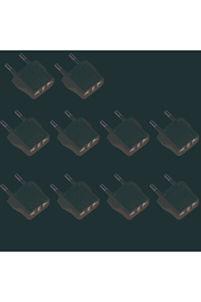 Choice 4.0MM 10pc White 1-50pcs EU plug adapter CN AU JP us to EU plug adapto...