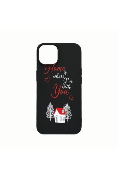 bestcase Husa Silicon, Compatibila Cu Apple iPhone 14, Home Is Where, reziste...