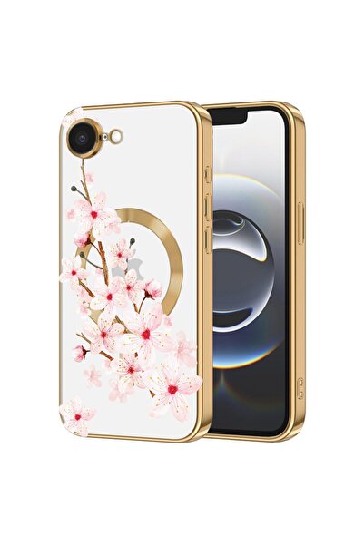 bestcase Πολυτελής Θήκη MagSafe, Συμβατή με Apple iPhone 16e, Φλοράλ - Ντελικ...