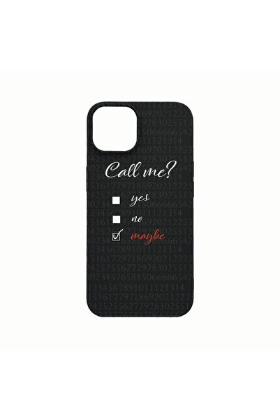 bestcase Husa Silicon, Compatibila Cu Apple iPhone 14, Call Me, rezistenta la...