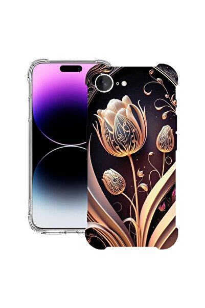 bestcase Husa pentru Apple iPhone 16e, Anti Shock 1.5MM, Golden Tulip, Protec...