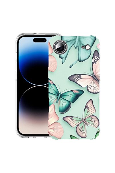 bestcase Husă pentru Apple iPhone 17 Air cu Design Fluture, Antișoc, Colțuri ...