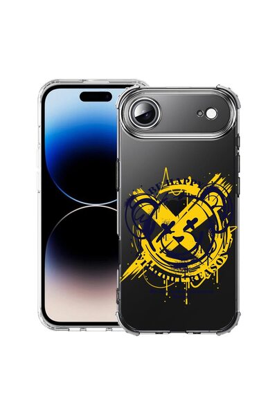 bestcase Husă pentru Apple iPhone 17 Air cu Design Ursuleț de pluș Be Happy, ...