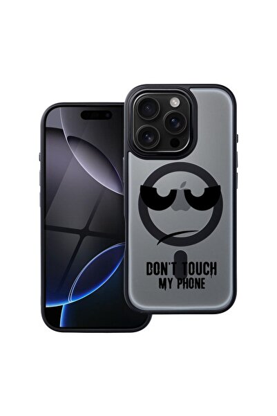 bestcase Θήκη συμβατή με Apple iPhone 15 Pro Max με σχέδιο  "Μην αγγίζετε το ...