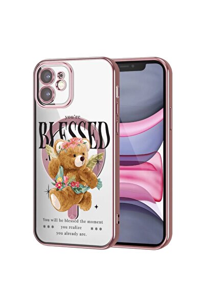 bestcase Husa Luxury MagSafe, Συμβατό με Apple iPhone 12, Αρκουδάκι Ευλογημέν...