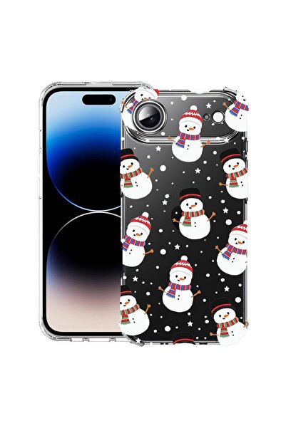 bestcase Husă pentru Apple iPhone 17 Air cu Design Snowman, Antișoc, Colțuri ...