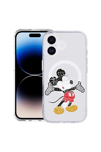 bestcase Θήκη για Apple iPhone 17 με Σχέδιο Καλλιγραφίας Mickey Mouse, Mag An...