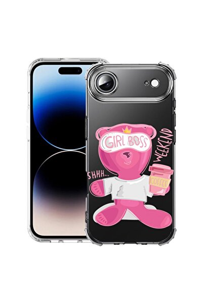 bestcase Θήκη για Apple iPhone 17 Air με Σχέδιο Αρκουδάκι - Gril Boss, Αντικρ...