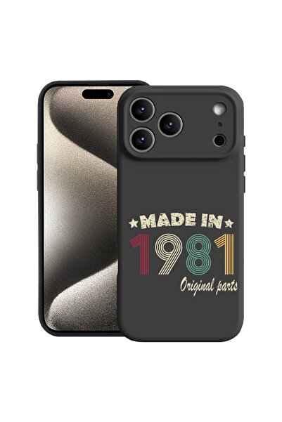 bestcase Θήκη για Apple iPhone 17 Pro Max με Σχέδιο Original Parts 1981, Σιλι...