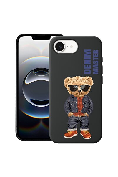bestcase Husă pentru Apple iPhone 16e, Silicon Premium Subțire 1.2MM, Denim M...