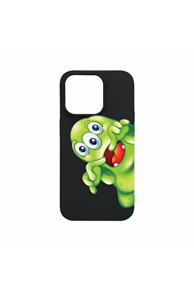 bestcase Husa Silicon, Compatibila Cu Apple iPhone 14 Pro Max, Green Monster,...