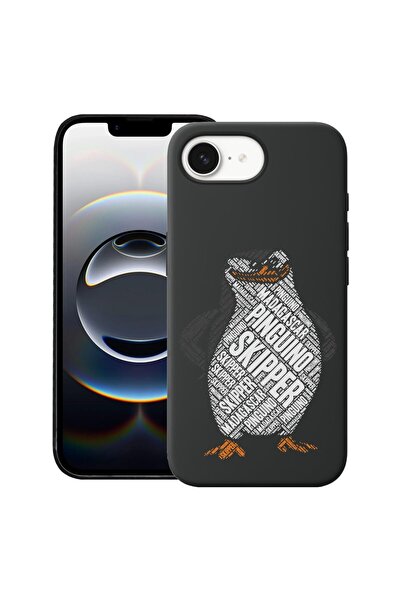 bestcase Калъф за Apple iPhone 16e, Премиум тънък силиконов 1.2ММ, Калиграфск...
