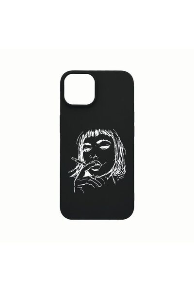 bestcase Husa Silicon, Compatibila cu Apple iPhone 14, Woman, rezistenta la u...