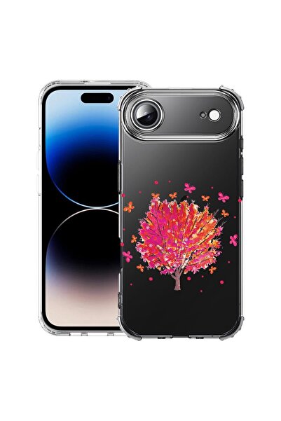 bestcase Husă pentru Apple iPhone 17 Air cu design Copac cu fluturi, Antișoc,...