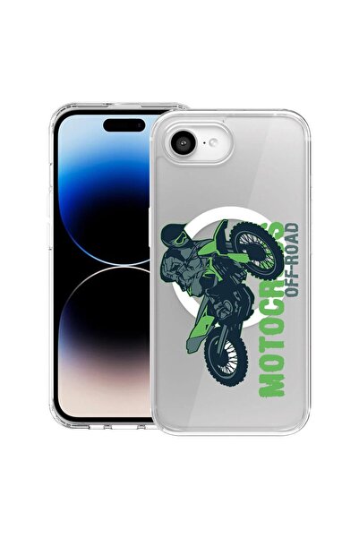 bestcase Husa pentru Apple iPhone 16e cu Design Motocross, Mag Anti Shock TPU...