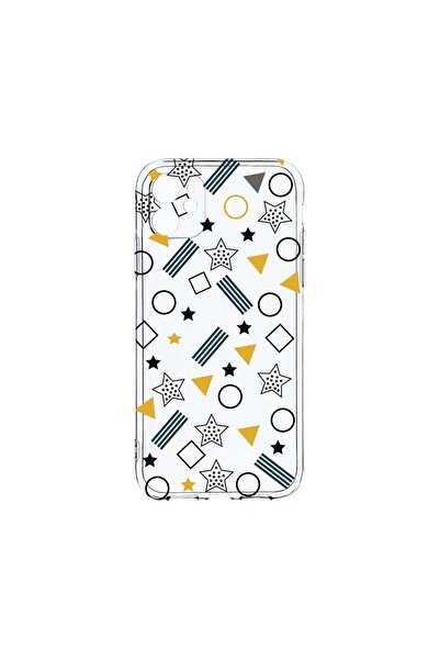 bestcase Διαφανής Θήκη Σιλικόνης 2MM, Συμβατή με Apple iPhone 12 Mini, Γεωμετ...