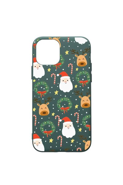 bestcase Θήκη Σιλικόνης Premium Συμβατή με Apple iPhone 11, Happy, με υφασμάτ...