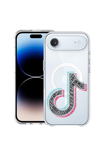 bestcase Θήκη για Apple iPhone 17 Air με σχέδιο καλλιγραφίας TikTok, Αντικραδ...