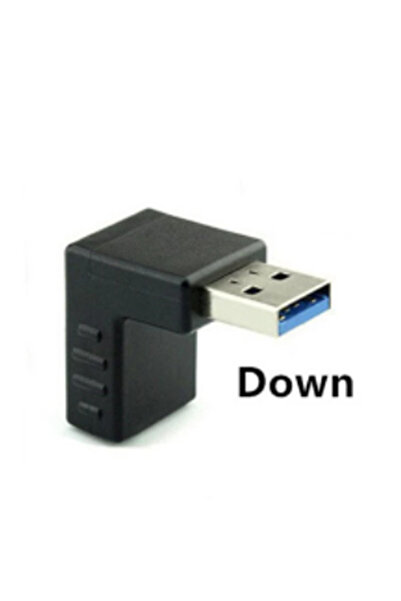 Choice11 موصل USB أسود 3.0/2.0 بزاوية 90 درجة عمودية (يسار/يمين/علوي/سفلي) من...