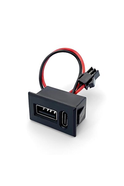 Choice 1pc 1Pcs Power Phone Socket With Cable Connector USB Female Base Type-...