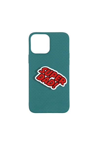 bestcase Husa Silicon Compatibila Cu Apple iPhone 13 Pro Max, Super Dad, rezi...