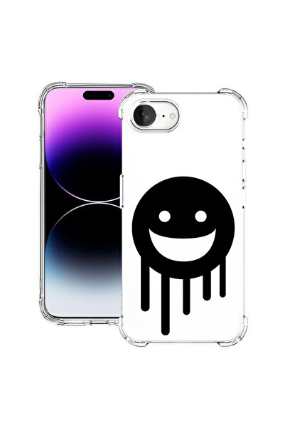 bestcase Husa pentru Apple iPhone 16e, Anti Shock 1.5MM, Smiley, Protectie ca...