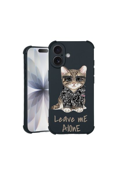 bestcase Θήκη TPU Pro Shock Συμβατή με Apple iPhone 17, με σχέδιο γάτας  "Lea...