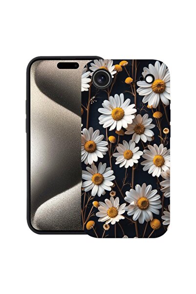 bestcase Husă pentru Apple iPhone 17 Air cu Design 3D Daisy, Silicon Premium,...