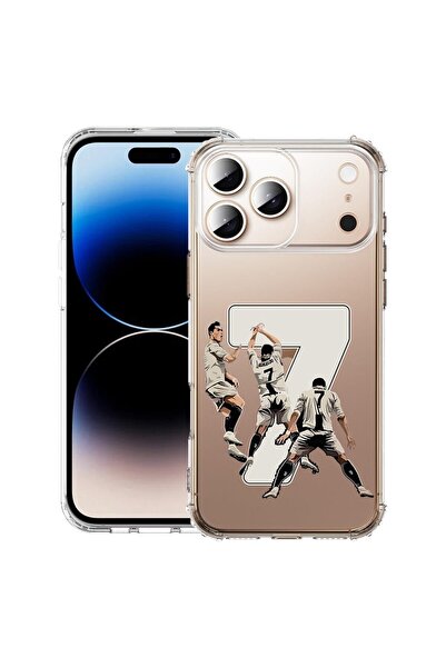bestcase Husă pentru Apple iPhone 17 Pro cu design Ronaldo, Antișoc, Colțuri ...