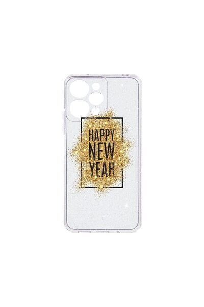 bestcase Husa Crystal Glitter 2MM, Compatibila Cu Apple iPhone 12 Pro, Happy ...