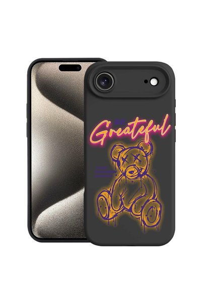 bestcase Husă pentru Apple iPhone 17 Air cu Design Ursuleț de Pluș - Fii Recu...