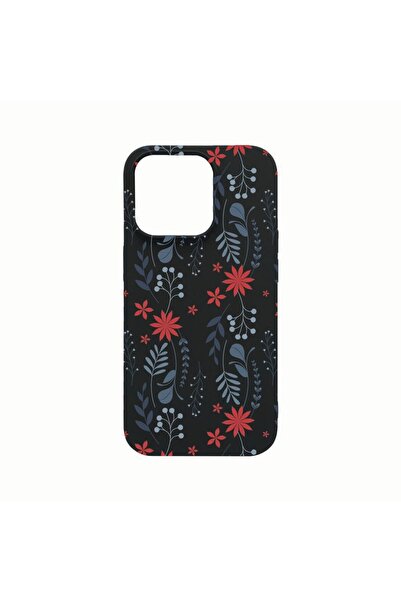 bestcase Θήκη σιλικόνης, Συμβατή με Apple iPhone 14 Pro, Σχέδιο λουλουδιών, Α...