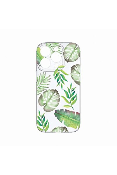 bestcase Калъф, съвместим с Apple iPhone 14 Pro Max, Тропически, Устойчив на ...