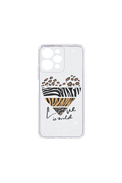 bestcase Husa Crystal Glitter 2MM, Compatibila Cu Apple iPhone 12 Pro, Love I...